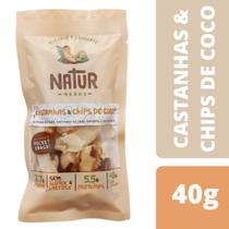 Castanhas e chips de coco - Natur Grãos - 40g
