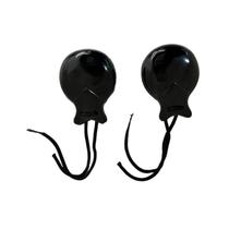 Castanholas Espanholas em ABS Preta Cigana 2 Pares com 9 cm