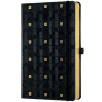 Castelli QC8QM-464 Cobre e Ouro Tecelagem Ouro Notebook, Bl