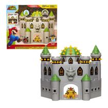 Castelo Bowser Super Mario Deluxe Castle Playset Candide