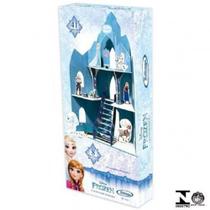 Castelo De Madeira De Montar Frozen Disney 41 Peças - Xalingo Castelo De Madeira De Montar Frozen Disney 41 Peças - Xalingo