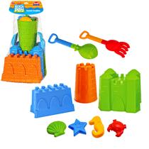 Castelo De Praia Beach Play Kit 9 Peças Para Brincar Areia - Usual Brinquedos Castelo De Praia Beach Play Kit 9 Peças Para Brincar Areia - Usual Brinquedos