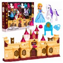 Castelo Encantado Princesa Com Som Luz e Acessórios - Castela