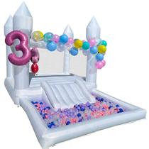 Castelo Inflável iLink-outer 330 x 244 x 244 cm com Escorregador e Piscina de Bolinhas Castelo Inflável iLink-outer 330 x 244 x 244 cm com Escorregador e Piscina de Bolinhas