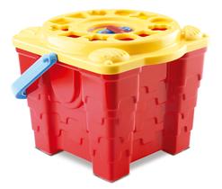 Castelo Relógio Didático C/ Peças De Encaixar Pedagógico