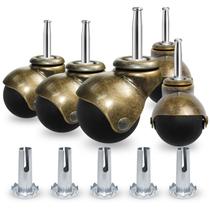 Caster Set MySit 5 Móveis antigos de latão vintage de 5 cm