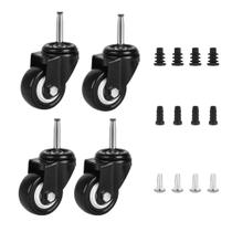 Caster Wheels AVGGO Stem de 2 polegadas, 8 x 38 mm, conjunto de 4 para Shop Vac