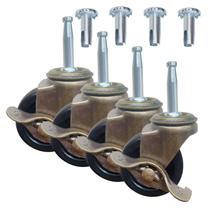 Caster Wheels BAISASY Antique 4 Furniture 40 mm com freio Caster Wheels BAISASY Antique 4 Furniture 40 mm com freio