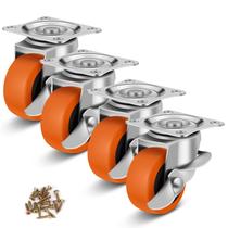 Caster Wheels BOSGEOT Heavy Duty de 2 polegadas com freio, conjunto de 4