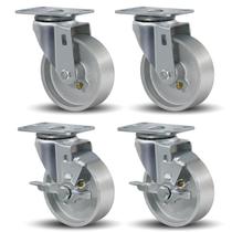 Caster Wheels CW FutureParts Heavy Duty 725 kg, conjunto de 4 Caster Wheels CW FutureParts Heavy Duty 725 kg, conjunto de 4
