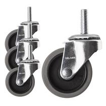Caster Wheels DELIVER Conjunto giratório de 2 polegadas com capacidade de 4 36 kg