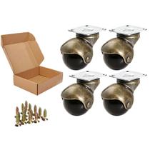 Caster Wheels ENYKE de 1,5 polegadas para móveis de 82 kg, conjunto de 4