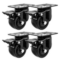 Caster Wheels FactorDuty, 2,5 polegadas, poliuretano de 900 kg, pacote com 4