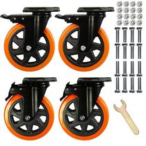 Caster Wheels Feirenql, carga pesada de 6 polegadas, 1270 kg, conjunto de 4