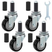 Caster Wheels Finnhomy de 3 polegadas para mesa de preparação, conjunto de 4