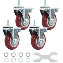Caster Wheels Finnhomy Swivel de 4 polegadas com freio de capacidade de 100 kg Caster Wheels Finnhomy Swivel de 4 polegadas com freio de capacidade de 100 kg