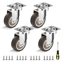 Caster Wheels HOLKIE Heavy Duty Furniture, conjunto de 4 polegadas Caster Wheels HOLKIE Heavy Duty Furniture, conjunto de 4 polegadas