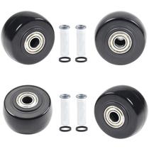 Caster Wheels Juvielich de 2,5 polegadas em PU para carrinho de mão, 4 unidades