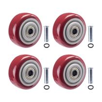 Caster Wheels KijoeErica PU de 3 polegadas para caminhões plataforma