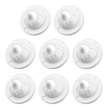 Caster Wheels PlusROC, pacote com 8 autoadesivos, 14 libras de carga