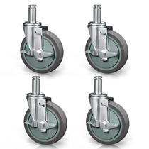 Caster Wheels VVOKGO, conjunto de 4 hastes de travamento para serviços pesados