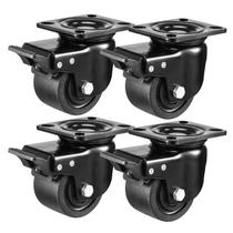 Caster Wheels W B D WEIBIDA, 3 polegadas, Heavy Duty, 2000 kg, conjunto de 4