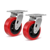 Casters Handsammu Industrial de 5 polegadas e 1000 libras de capacidade (pacote com 2)