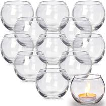 Castiçais de vidro à luz de velas LAMORGIFT Bowl Vasos 36 unidades Castiçais de vidro à luz de velas LAMORGIFT Bowl Vasos 36 unidades