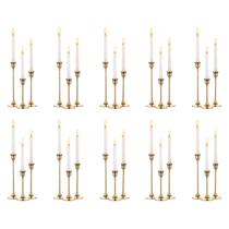 Castiçais NUPTIO Gold Taper 30 unidades Castiçais NUPTIO Gold Taper 30 unidades