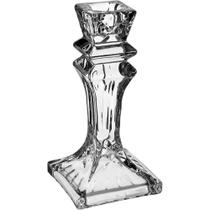 Castiçal 15x8cm Eco Crystal Home&co Transparente Castiçal 15x8cm Eco Crystal Home&co Transparente