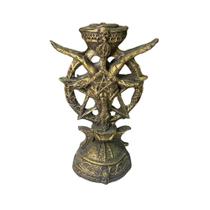 Castiçal Baphomet em Resina - 14cm de Altura