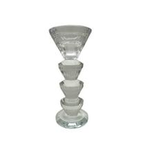 Castiçal Cristal triangulo 16cm Castiçal Cristal triangulo 16cm