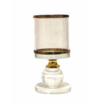 Castiçal Cristal Vidro 10cm