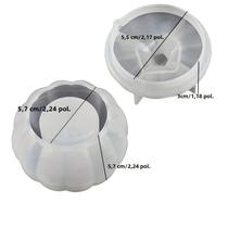 Castiçal de Abóbora de Halloween - Molde de Silicone para Decoração DIY