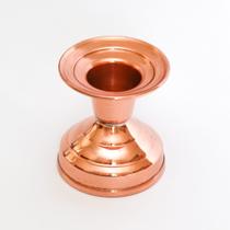 Castiçal de Cobre Puro Para Vela Palito