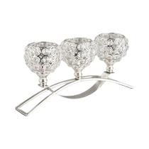 Castiçal de Cristal Luxuoso para Casamento - Suporte de Vela para Decoração de Mesa
