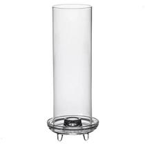 Castiçal de Cristal Transparente 25,5x10cm L'Hermitege Lavoir Fullfit Castiçal de Cristal Transparente 25,5x10cm L'Hermitege Lavoir Fullfit
