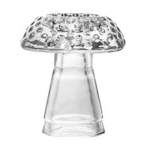 Castiçal De Vidro Cogumelo Mushroom 11,5cm Decoração Porta velas - Lyor Castiçal De Vidro Cogumelo Mushroom 11,5cm Decoração Porta velas - Lyor