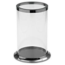 Castical de vidro e metal