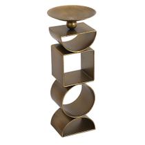 Castical decorativo em metal bronze18cm - BTC