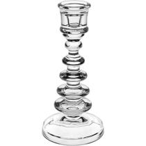 Castiçal Home&co Eco Crystal 25x11x11cm Transparente Porta Vela Castiçal Home&co Eco Crystal 25x11x11cm Transparente Porta Vela