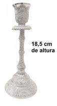 Castiçal Para 1 Vela - Suporte De Vela Castiçais Para Shabat prata Castiçal Para 1 Vela - Suporte De Vela Castiçais Para Shabat prata