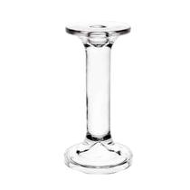 Castiçal para Vela de Vidro Creta 9x9x18,5 cm Wolff Castiçal para Vela de Vidro Creta 9x9x18,5 cm Wolff