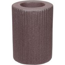 CASTIÇAL PORTA VELA DECORATIVO SUPORTE HOME&CO CERÂMICA 10x7x7cm MARROM