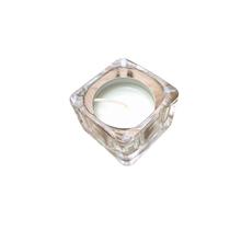 Castiçal Porta Vela Vidro Coração Rechaud 6,5 CM com Vela