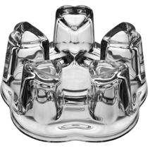 CASTIÇAL PORTA VELAS DECORATIVO HOME&CO VIDRO 5x11x11cm TRANSPARENTE CASTIÇAL PORTA VELAS DECORATIVO HOME&CO VIDRO 5x11x11cm TRANSPARENTE