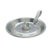 Castiçal porta Velas Defumador Brilhante de Aluminio