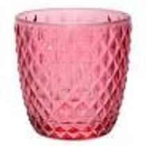 Castiçal porta velas vidro 7,5cm