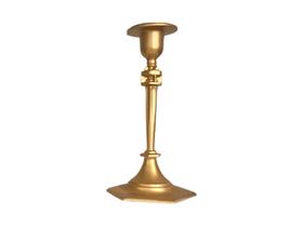 Castiçal Simples 20 cm Ouro Velho Castiçal Simples 20 cm Ouro Velho