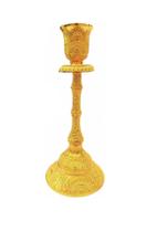 Castiçal Suporte De Vela Para Shabat Para 1 Vela dourado